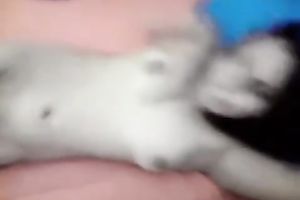 Playful Indian babe with great skinny body bonks a slutty guy