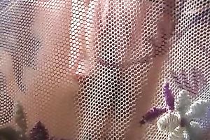 Shaved and pink legal age teenager slit on intimate show off movie scene