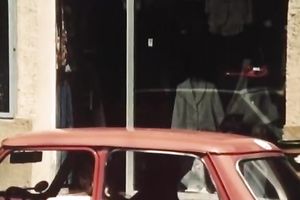 Alluring slender beauty team-fucked in mish pose on the couch