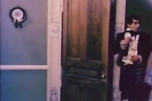 Filthy dark brown wifey got her curly muff team-fucked in mish pose