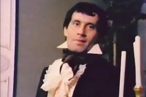 Filthy dark brown wifey got her curly muff team-fucked in mish pose