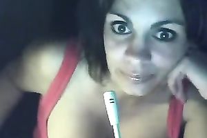 Hot and breasty Russian milf takes my breath away on cam