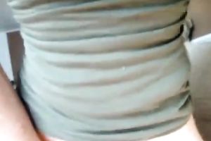 Just a cute nerdy girlfriend loving my chocolate ramrod