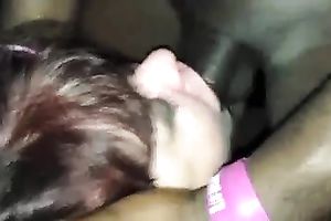 Red-haired big beautiful woman wench deepthroats my large dark schlong like crazy