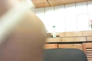 Awesome homemade solo with me toying my bumhole in the kitchen