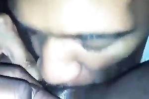 Jamaican stud eating muff of ebon excited bitch in her room