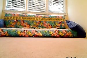 Tattooed skank enjoys playing with her sex toys in web camera solo scene