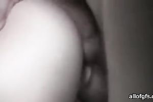 Engaging golden-haired sucks and rides a pecker and receives a large facial ejaculation