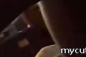 Homemade movie scene with dilettante Asian pair banging in the missionary pose