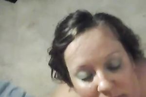 This excited whore smokes while giving head to arouse me