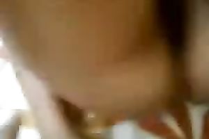 Fucking soft love melons and hirsute cum-hole of my sexy Latina wife missionary style