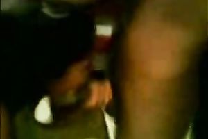 Beautiful brown skin lalin girl cheating wife thinks of trio