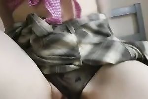 Nasty and wild cowgirl with large boobs shows her talent