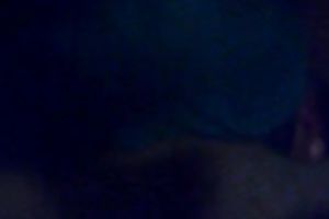 Chubby short-haired granny shows her bazookas and twat for the web camera