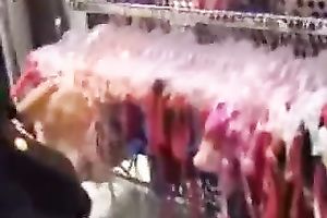 My brunette hair GF and me having sex in the fitting room