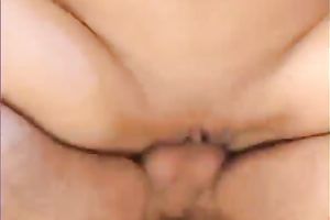 Small breasted dark brown tramp has ribald and steamy sex with her guy