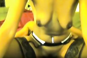 My masked queen is riding my inflexible shlong in reverse cowgirl position