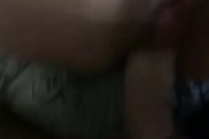 Banging my girlfriend's constricted anal opening in missionary position