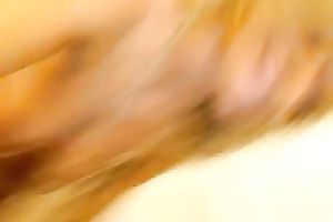 Sporty and slutty blond honey positions showing off for me