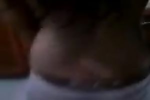 Sexy Hispanic horny white wife with tasty butt flashes her pointer sisters