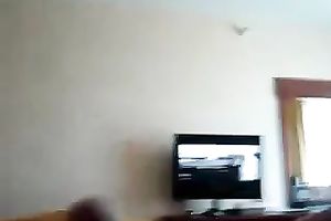 Beautiful girlfriend stroking my cock untill I jism on her slit