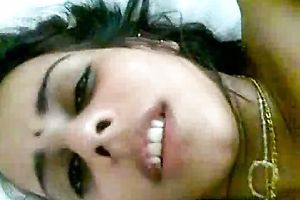 Hot POV sex tape with breasty Indian sweetheart engulfing penis