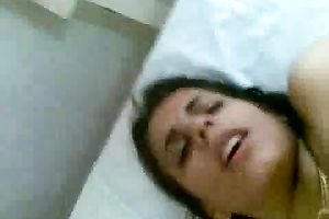 Hot POV sex tape with breasty Indian sweetheart engulfing penis