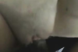 Stretching this trollop's constricted muff with my BBC