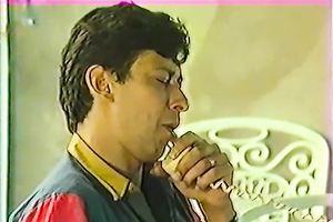 Bitchy blonde gal unfathomable mouths hard pecker of her man in 69 pose outdoors