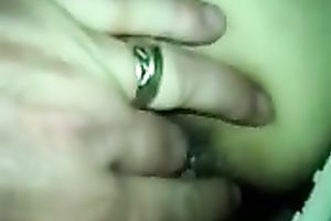 I wish you to watch the cookie of my miniature white bitch from behind