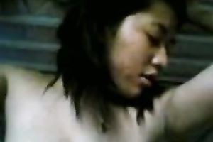 Filthy wench with large boobies is riding my 10-Pounder like a rodeo amateur wife