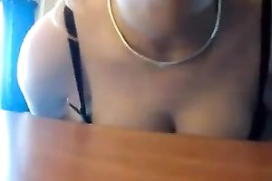 Barely legal golden-haired livecam sweetheart jacks off her bf's large pecker