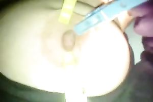 I clamp clothespins on my girlfriend's merry teats