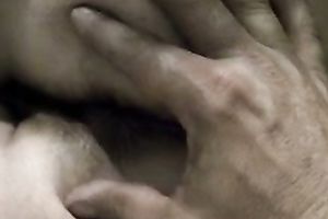 My white bitch craves me to finger fuck her constricted shit-hole