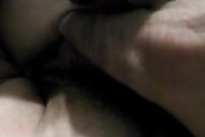 My white bitch craves me to finger fuck her constricted shit-hole