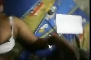 Fugly Indian hooker undresses and shows off her large pointer sisters on web camera