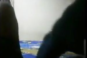 Fugly Indian hooker undresses and shows off her large pointer sisters on web camera