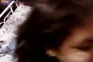 Brunette latin chick dilettante girlfriend gives me oral job