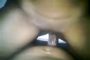 Fucking my girlfriend's bald cum-hole in missionary position