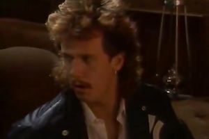 Lovely golden-haired seductress entreats fellow to take her from behind