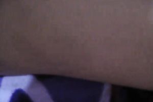 Slutty girlfriend receives a load of cum all over her body