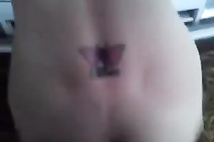 Enjoying vehement outdoor sex with my tattooed girlfriend