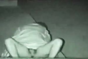 Just a skanky wench rides my ally on the bench in the black