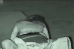 Just a skanky wench rides my ally on the bench in the black