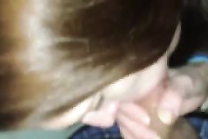 My insatiable horny white wife is actually worthwhile at giving blowjobs