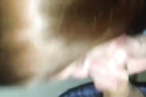 My insatiable horny white wife is actually worthwhile at giving blowjobs