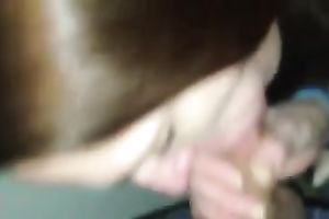 My insatiable horny white wife is actually worthwhile at giving blowjobs