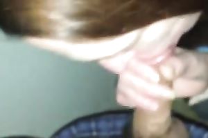 My insatiable horny white wife is actually worthwhile at giving blowjobs