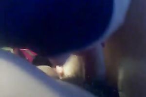 My juggy blindfolded dirty slut wife favours me with a admirable titjob