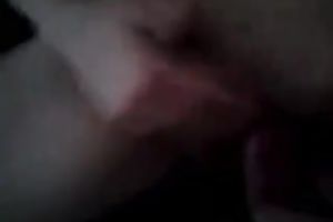 My cum addicted girlfriend just can't live without playing with her pussy